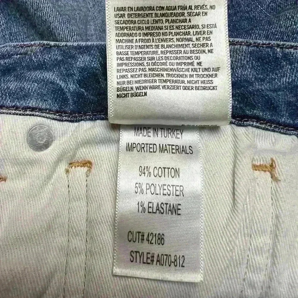 𝅺AGOLDE Lara Skinny Jeans in Badlands Wash Size 26 - Picture 11 of 11